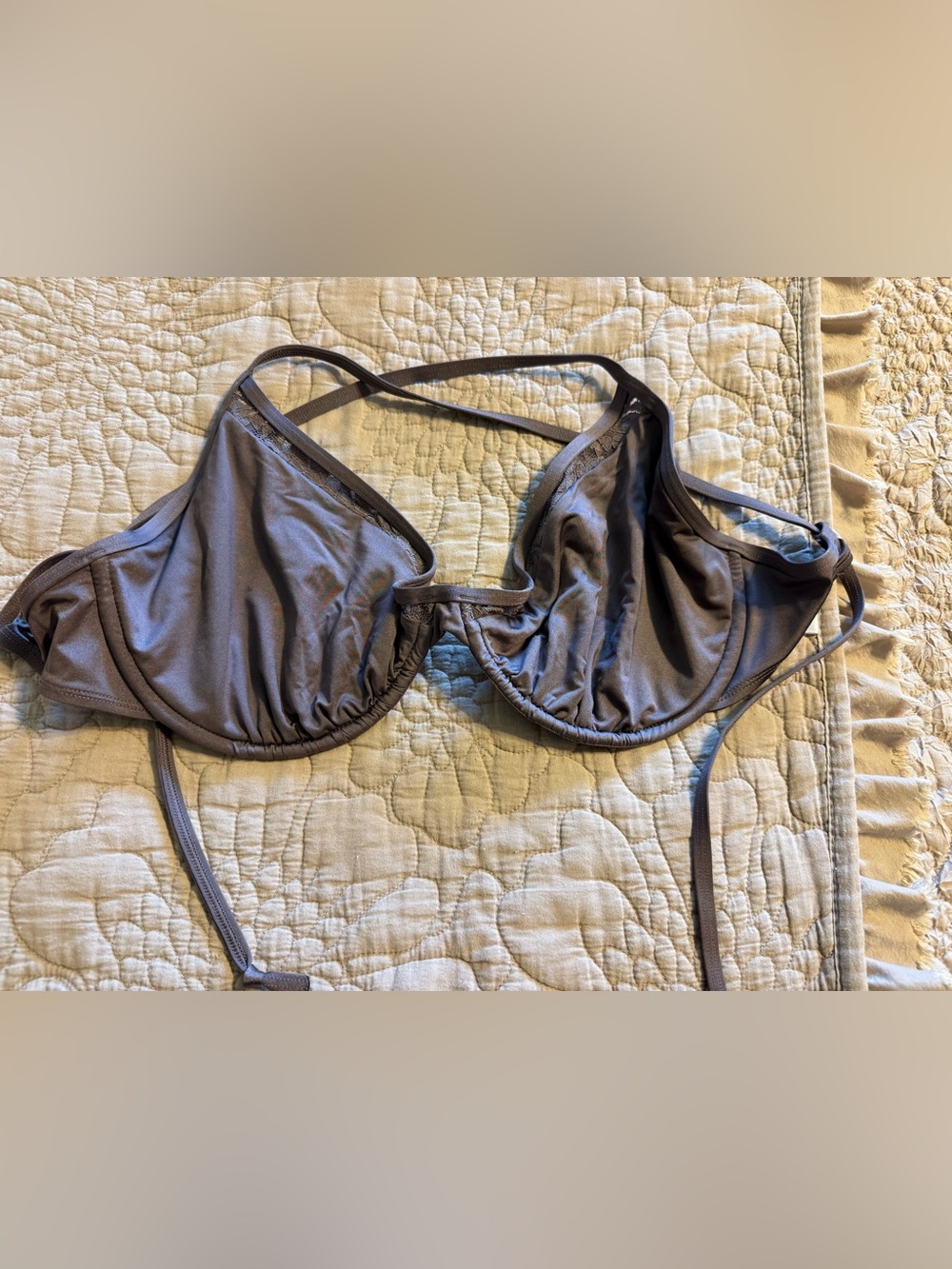 Body Glove Purple Underwire Bikini Top
